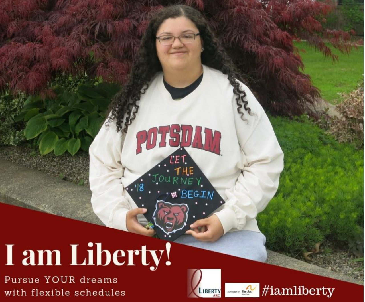 I am Liberty Story: Pursue Your Dreams With Flexible Schedules. Headshot of Keisha Carter.