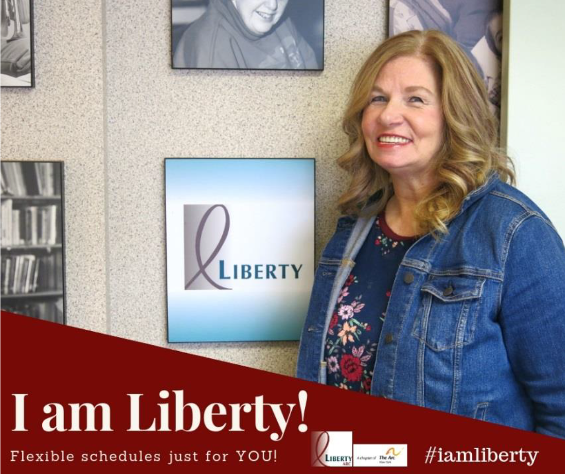 Sandra Moore I am Liberty Story: Flexible Schedules Just For You. Headshot of Sandra Moore.