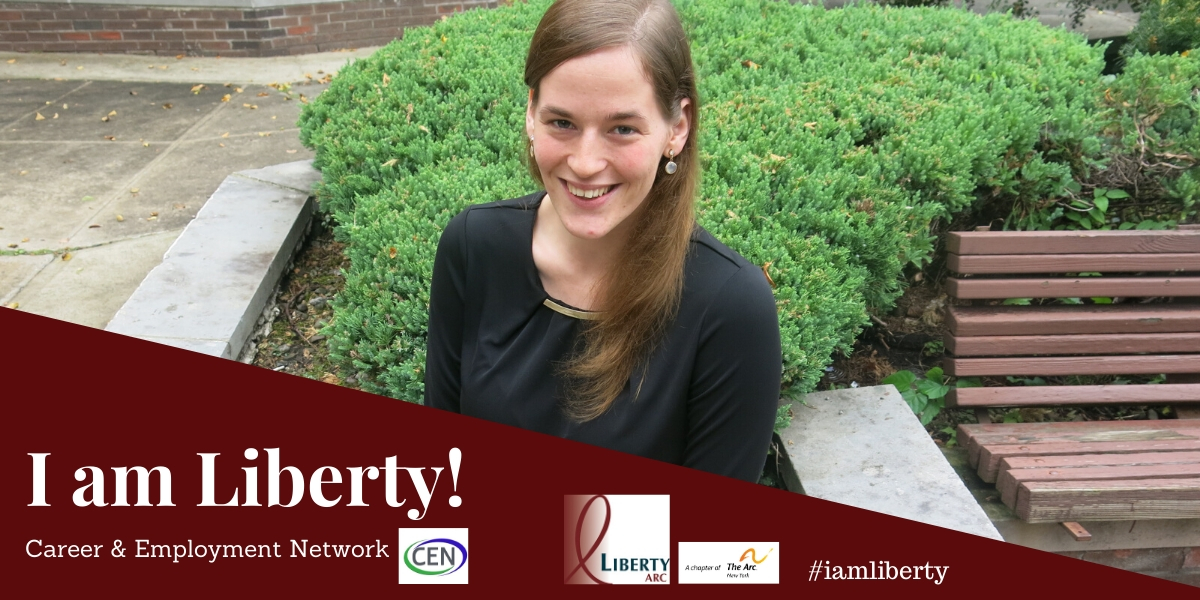 I am Liberty Story: Career & Employment Network. Headshot of Kristina Wyman.