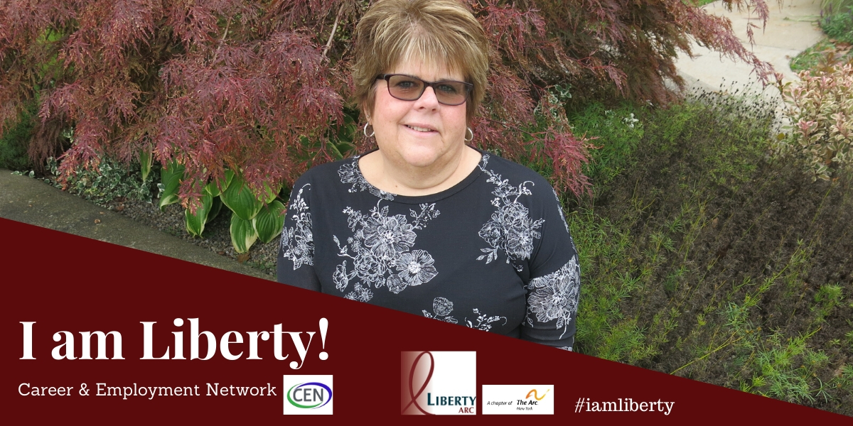 I am Liberty Story: Career & Employment Network. Headshot of Nancy Cole.