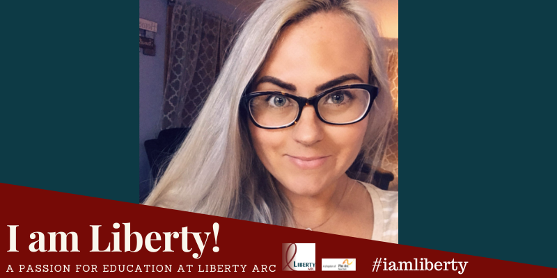 I am Liberty Story: A Passion for Education at Liberty ARC. Headshot of Bethany Nitsky